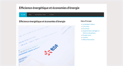 Desktop Screenshot of efficience-energetique.com